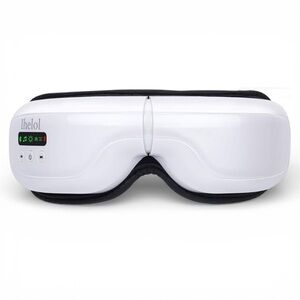 NIB IHELOL White Bluetooth Eye Massager With Heat Rechargeable